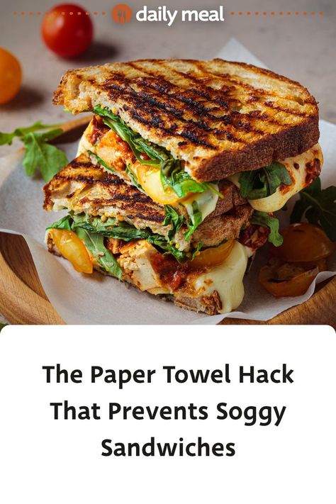 The Perfect Sandwich, Perfect Sandwich, Tomato Sandwich, How To Make Sandwich, Paper Towels, Daily Meals, Paper Towel, Fruits And Vegetables, Food Hacks