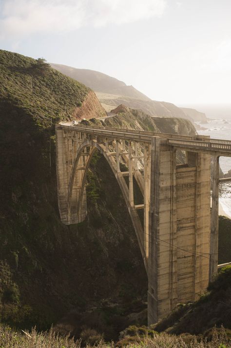 Coastal Textures, Bixby Creek Bridge, Creek Bridge, Seaside Living, Beachfront Home, Big Sur California, California Coastal, Coastal Retreat, A Bridge