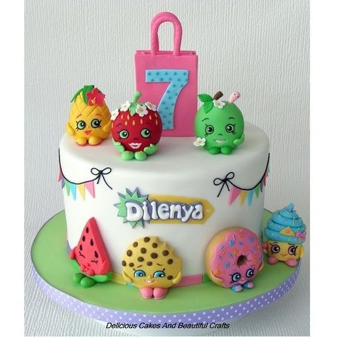 Shopkins cake Shopkin Cakes, Shopkins Birthday Cake, Shopkins Bday, Shopkins Cake, Shopkins Birthday Party, Cupcake Queen, Shopkins Party, Shopkins Birthday, Cartoon Cake