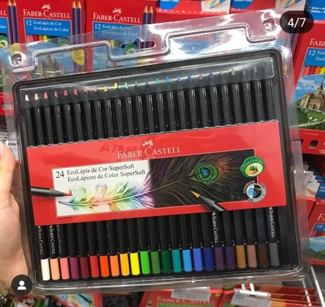 Lápis de cor Faber castell 24 cores Lapis Faber Castell, African Quotes, Bic Pens, Art Supplies Storage, College School Supplies, Emergency Bag, Bulletin Journal Ideas, School Pencils, Great Place To Work