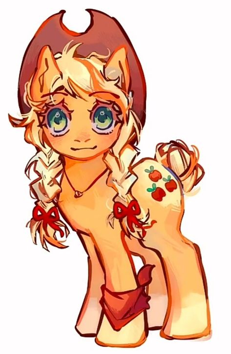 Apple Jack Mlp, Applejack Mlp, My Little Pony Applejack, Apple Jack, Mlp Art, Mlp Fan Art, Cartoon World, My Little Pony Drawing, My Little Pony Characters