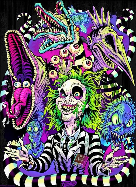 New Beetlejuice Movie, Beetlejuice Tshirt Design, Beetlejuice Art Drawings, Beetle Juice Art, Horror Art Ideas, Beetlejuice Illustration, Beetlejuice Images, Study Tattoo, Beetlejuice Drawing