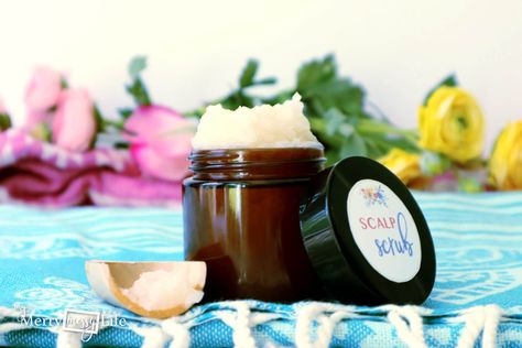 DIY Natural Scalp Scrub – My Merry Messy Life Hair Serum Recipe, Jojoba Oil Hair, Clarify Hair, Hair Washing Routine, Messy Life, Flaky Scalp, Best Hair Oil, Diy Facial, Scalp Scrub