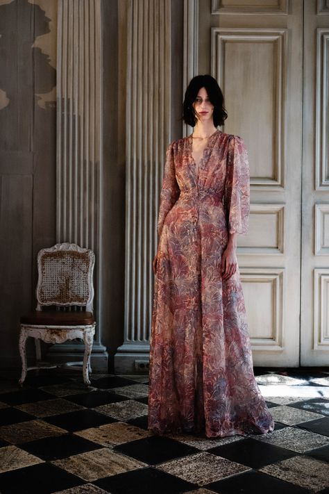 Luisa Beccaria Fall 2019 Couture Fashion Show - Vogue 2019 Couture, Luisa Beccaria, Vogue Germany, Floral Gown, Beautiful Evening, Fashion Show Collection, Vogue Paris, Couture Collection, Beautiful Gowns