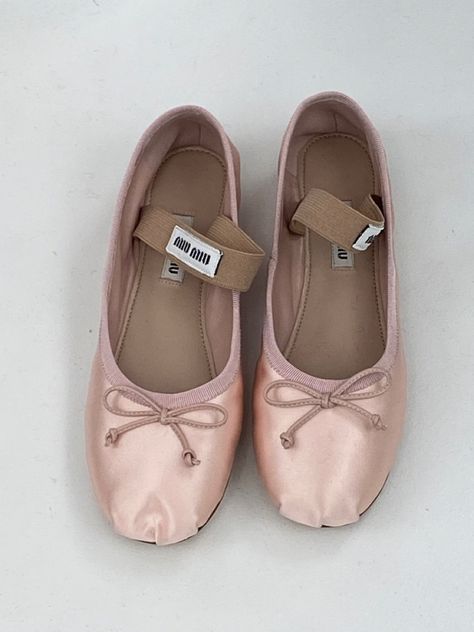 Miu Miu Ballet Shoes, Miu Miu Mary Jane, Miu Miu Ballet, Ballet Doll, Athletic Accessories, Court Heels, Pink Aura, Ballerina Shoes Flats, Pink Strawberry