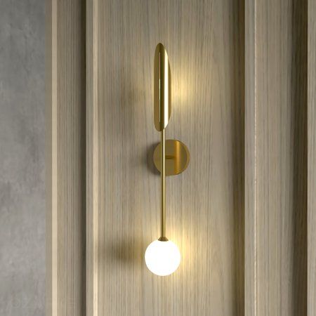 Experience ambient illumination with our newest collection, The Linear Glow Lamp. Crafted from durable iron glass that seamlessly complements any decor style. This lamp emits cozy warmth with an opulent gold finish for a glowing space. SPECIFICATIONS: Dimensions: 30 x 5 in (76 x 12 cm) Canopy Dimension: 5 inches (12 cm) Weight: 4 lbs (2 kg) Bulb Type: G9 (Included) Number of Bulbs: 2 Bulb Watts: 12W Voltage: AC110V / AC220V Lumens: 90 lm IP Rate: IP20 Emitting Color: Available in Warm 3000K Dimm Long Wall Sconces Light Fixtures, Entryway Sconces, Speakeasy Sconces, Tall Wall Decor High Ceilings, Gold Bathroom Light Fixtures Wall Sconces, Battery Operated Gold Sconces, Staircase Wall Lighting, Modern Wall Scones, Black And Gold Bathroom Wall Sconces