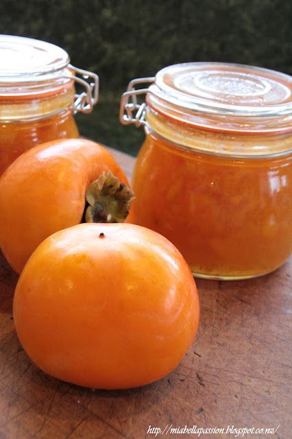 Persimmon Jam Recipe Canning, Japanese Persimmon Recipe, Persimmon Jelly Recipe, Persimmon Jelly, Persimmon Jam Recipe, Persimmon Jam, Japanese Persimmon, Persimmon Cookies, Jam Making