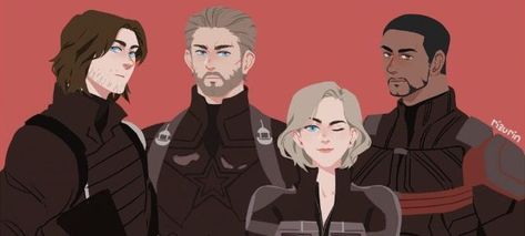 #wattpad #random Cap Quartet, Avengers Team, Bucky And Steve, Team Cap, Super Secret, Avengers Memes, The Avengers, Avengers Assemble, Bucky Barnes