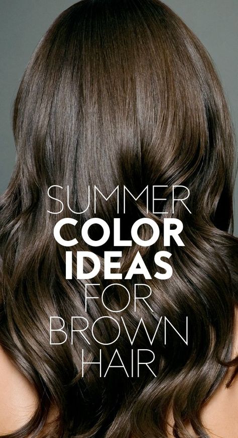 Brunette Colour Ideas, Hair Color 2023 Trends Women Brunette, One Hair Color Ideas For Brunettes, Brunette Hair Colors 2023, Trending Brunette Hair Color 2023, Best Hair Dye Colors For Brunettes, Brunette Summer Hair 2023 Highlights, Hair Trend Summer 2023, Hair Colour Ideas For Brunettes Coloring