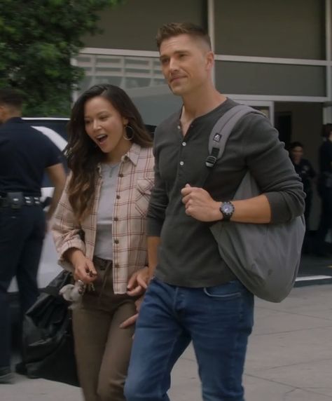 Tim Bradford And Lucy Chen Wallpaper, Lucy Chen Outfits The Rookie, Chenford Wallpaper, Tim Bradford Wallpaper, Lucy Chen Outfits, The Rookie Aesthetic, Chenford Aesthetic, The Rookie Chenford, The Rookie Lucy