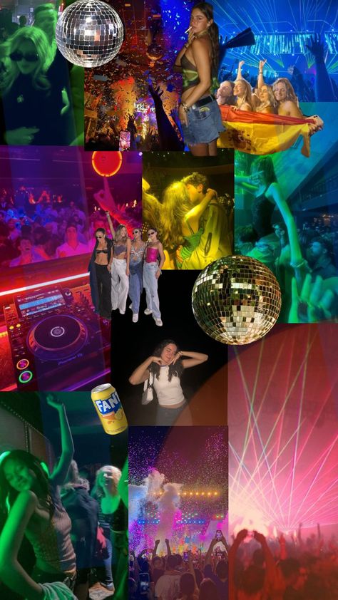 rave in spain 🍸🪩🎤 #spain #summer #party #bratsummer #night 80s Rave Aesthetic, Rave Birthday Party Ideas, Rave Party Theme, Rave Theme Party, Y2k Birthday Party Theme, Rave Birthday, Rave Theme, Y2k Birthday Party, Rave Aesthetic