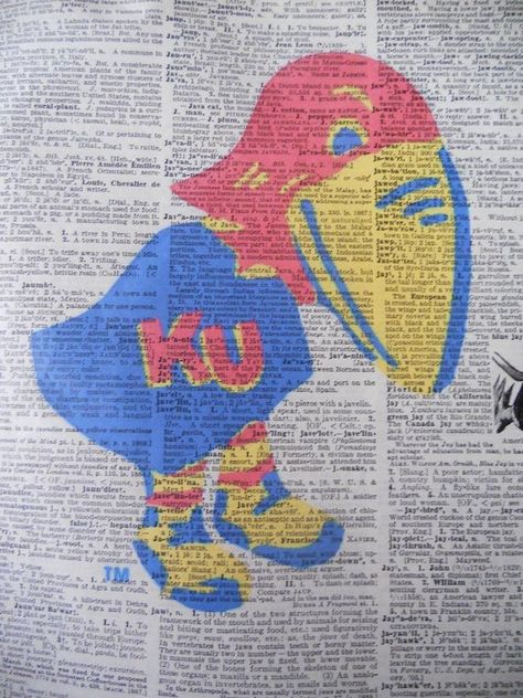 Rock chalk Kansas Basketball, Air Dingin, U Rock, Rock Chalk Jayhawk, Ku Jayhawks, Easy Painting Ideas On Canvas, Bongkar Pasang, Rock Chalk, Easy Painting Ideas