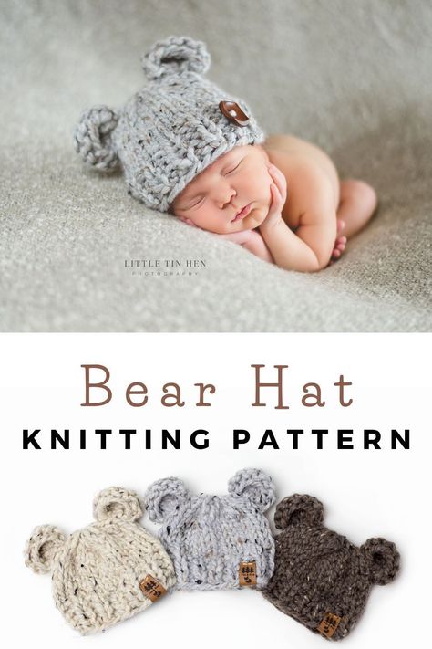 Hat Free Knitting Pattern, Designer Knitting Patterns, Ear Beanie, Baby Hat Knitting Pattern, Walnut Bread, Banana Walnut, Hat Patterns Free, Knitting Patterns Free Hats, Baby Boy Knitting