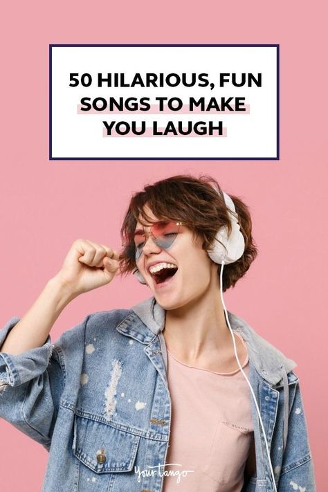 50 Fun Songs That Will Make You Feel Happy | Bill Protzmann | YourTango #music #songs #playlist Funny Songs Lyrics, Happy Song Lyrics, Happy Songs Playlist, Annoying Songs, Funny Song Lyrics, Fun Songs To Sing, Happy Music, Songs Playlist, Funny Songs