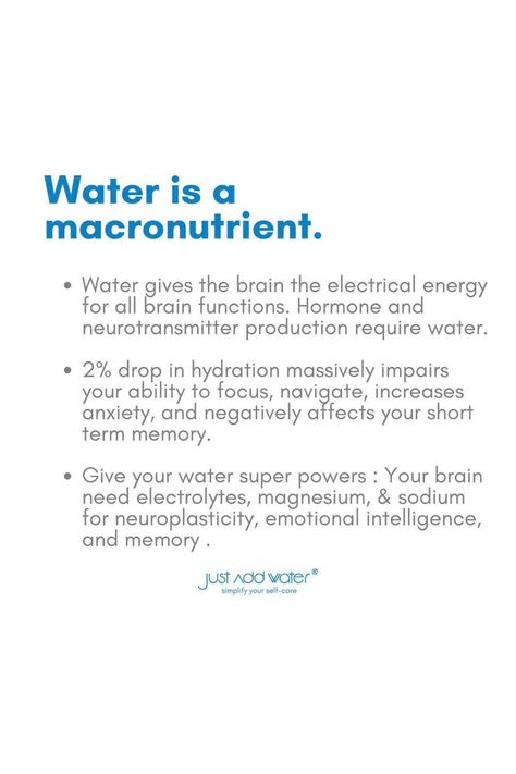 Guess what - you can multitask when it comes to getting your daily water intake. From adding in superfoods, to eating water-rich fruits and veggies, to even IV hydration. In this blog, we’re going to clarify and simplify your hydration efforts. CLARIFYING HYDRATION : One way to stay motivated to stay hydrated, is to understand the way your body uses water every day. Here is some interesting research! #justaddwater #hydration #wellness #holistic #nutrion #healthyliving #weightloss Iv Hydration, Daily Water Intake, Blood Sugar Diet, Hormonal Balance, Daily Water, Health And Fitness Magazine, Healthy Diet Tips, Natural Cold Remedies, Staying Hydrated