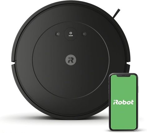 Amazon.com - iRobot Roomba Vac Robot Vacuum (Q0120) - Easy to use, Power-Lifting Suction, Multi-Surface Cleaning, Smart Navigation Cleans in Neat Rows, Self-Charging, Alexa Cleaning Schedules, Cleaning Essentials, Chore List, Cleaning System, Start Cleaning, Irobot Roomba, Cleaning Vacuum Cleaner, Robot Vacuum Cleaner, Home Cleaning