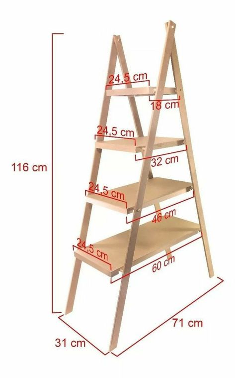 Plant Shelves Outdoor, Paint End Tables, Diy Wood Shelves, Wooden Plant Stands, Plant Stand Indoor, Ladder Shelf, Diy Wood Projects Furniture, Plant Shelves, Diy Shelves