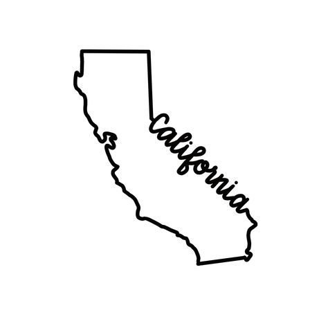 Tattoos For California, Small California Tattoo, California State Tattoos, California Tattoo Ideas, California Drawing, Alabama Tattoos, California State Outline, California Outline, Summer Tattoos