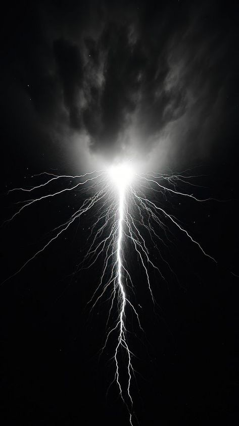 Lighting bolt thunderstorm monochrome lightning. | free image by rawpixel.com Lightning Gif, Lighting Bolt, Black And White Wallpaper, Aesthetic Black, Download Free Images, White Wallpaper, Classic Beauty, Wallpaper Aesthetic, Black Aesthetic