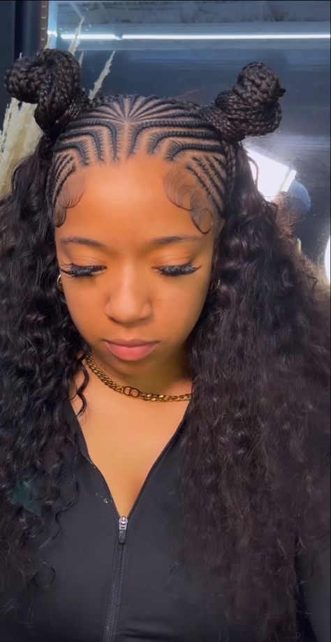 Curly Braided Hairstyles, Hairstyles Theme, Feed In Braids Hairstyles, Goddess Braids Hairstyles, African Hair Braiding Styles, Hair Scarf Styles, Box Braids Hairstyles For Black Women, Quick Weave Hairstyles, Braids Hairstyles Pictures