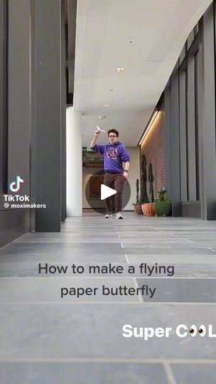 Flying Paper Butterfly, Flying Paper, Butterfly Shorts, End Of Year Activities, Butterflies Flying, Paper Butterfly, Craft Corner, Fun Crafts For Kids, Paper Crafts Diy Kids