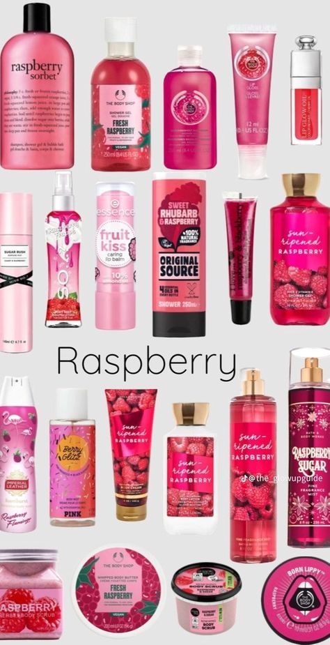 How To Smell Like Raspberries, How To Smell Like Raspberry, Raspberry Lips, Bath N Body Works, Body Hygiene, Shower Skin Care, Body Smells, Perfect Skin Care Routine, Smell Goods