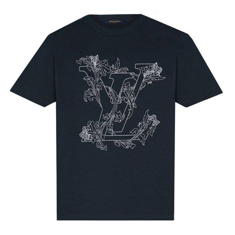 Louis Vuitton Louis Vuitton Flower Embroidered T-Shirt Louis Vuitton Tshirt, Embroidery For Men, Louis Vuitton Top, Men's Tops, Flower Shirt, Louis Vuitton Men, Flower Embroidery, Embroidered Tshirt, Stylish Sneakers