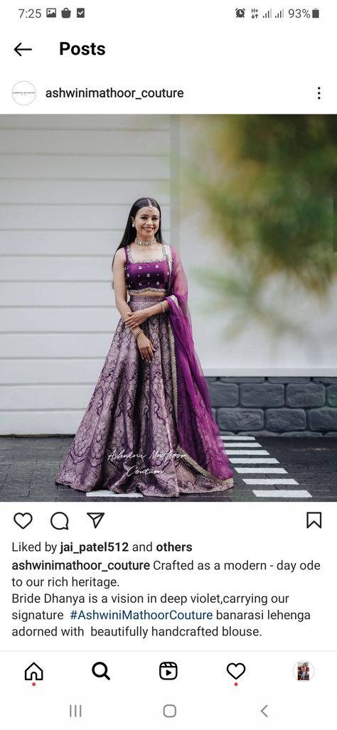 Violet Lehenga, Wedding Diary, Lehenga, Ball Gowns, Formal Dresses Long, Violet, Formal Dresses, Couture, Beauty