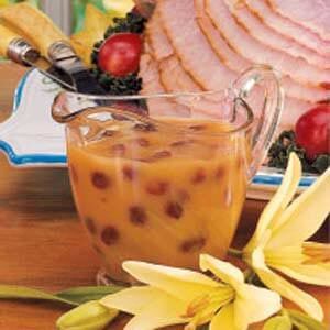 Raisin Sauce For Ham, Holiday Ham Dinner, Sauce For Ham, Ham Gravy, Raisin Sauce, Ham Sauce, Ham Dinner, Easter Ham, Ham Recipe