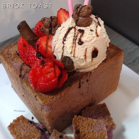 Let’s make a fun summer dessert today. Today we will learn how to make brick toast! Also known as honey toast or Shibuya toast. Today I will show my version of the brick toast using my homemade ube shokupan. #PYsKitchen #SummerDessert #BrickToast #HoneyToast #ShibuyaToast #BreadDessert #Dessert #SummerRecipe #JapaneseDessert #JapaneseToast #JapaneseBread #KidsActivity #CookingActivity #IceCream #Fruits #Strawberries #GrahamBears #Shokupan Brick Toast, Japanese Bread, Honey Toast, Japanese Dessert, The Brick, Summer Dessert, Fun Summer, Summer Desserts, Summer Recipes