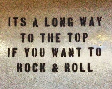 Rock & Roll. #rocknroll #acdc #lyrics Quotes About Rock And Roll, Rock N Roll Lyrics Quotes, Acdc Lyrics Quotes, Rocknroll Tattoo Ideas, Acdc Quotes, Rock And Roll Tattoos, Rock And Roll Lyrics, Acdc Lyrics, Rock Lyric Quotes