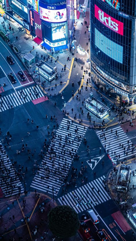 Shibuya crosswalk https://www.alojapan.com/749653/shibuya-crosswalk/ #JapanPhotos Japan Crosswalk, Tokyo Crosswalk, Shibuya Crossing Aesthetic, Shibuya Crossing Photography, Tokyo Crossing, Person Reference, Shibuya Sky, Tokyo Photography, Shibuya Crossing