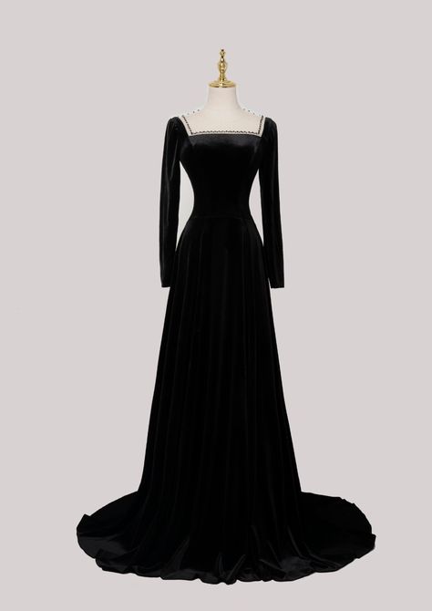 Medieval Black Dress, Black Mafia Dress, Black Revenge Dress, Black Medieval Gown, Black Royal Dress, Medieval Dress Black, Dark Queen Dress, Black Medieval Dress, Black Fantasy Dress