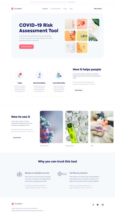 Web Ui Design Inspiration, Medical Landing Page, Hospital Website, About Us Page Design, Health Website, Medical Website, Medical Website Design, Web Design Websites, Webdesign Inspiration