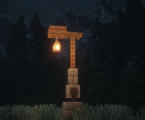 Lampost Minecraft, Minecraft Interior Ideas, Minecraft Rooms, Minecraft Lamp, Minecraft Light, Minecraft Interior, Easy Minecraft Houses, Cool Minecraft Creations, Minecraft Castle