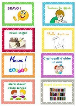 Class Dojo, French Language Lessons, French Education, French Classroom, French Poster, French Teacher, French Class, Behaviour Chart, Classroom Behavior