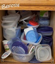 Kitchen Decor And Organization Ideas, Organizing Tupperware Cabinet, Organize Tupperware Cabinet, How To Organize Tupperware Cabinet, Cute Kitchen Ideas Apartments, Tupperware Storage Ideas, Organizing Tupperware, Kitchen Ideas Organization, Kitchen Hacks Ideas