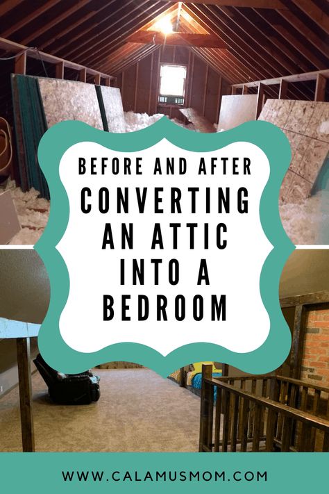 Attic Before And After Renovation, Attic Makeover Before After, Attic Addition Second Story, Attic Into Loft, Attic Room Ideas Bedrooms, Unfinished Attic Ideas, Attic Conversion Before And After, Diy Attic Remodel, Attic Den