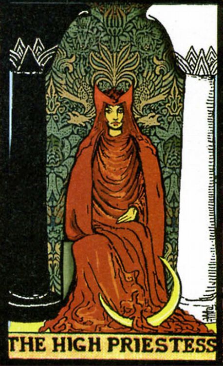 Highest Priestess Tarot, Highest Priestess, The High Priestess, Witch Tarot, Whisper In Your Ear, Online Tarot, High Priestess, Scarlet Witch, Tarot Decks