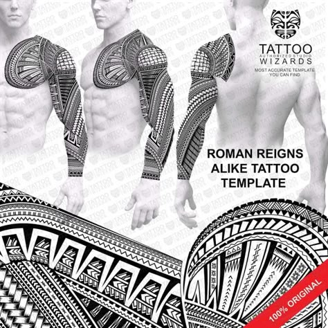 Roman Reigns Vector Tattoo Template Stencil - Tattoo Wizards Roman Reigns Tattoo Stencil, Roman Reigns Tattoo Design, Roman Tattoos, Samoan Tattoo Designs, Pez Koi Tattoo, Polynesian Tattoo Sleeve, Half Sleeve Tattoos Sketches, Roman Reigns Tattoo, Roman Tattoo