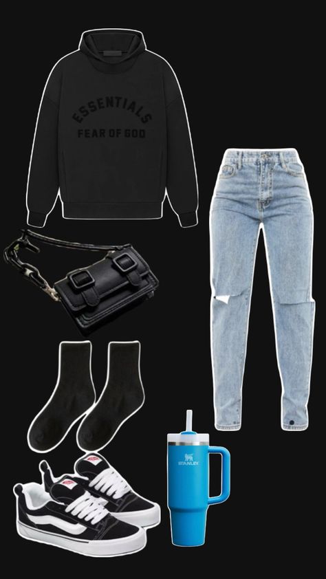 New School Vans Outfit Ideas, Jean And Jacket Outfit, Boxer Outfit, Vans Outfits, Cute Highschool Outfits, Highschool Outfits, Jeans And Vans, Outfit Ideas For School, Clueless Outfits