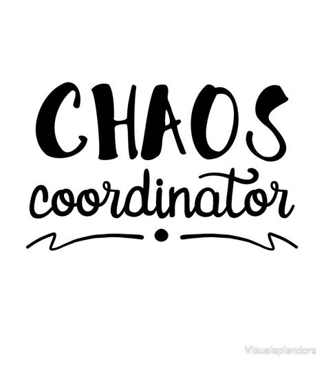 Chaos Coordinator Chaos Coordinator Svg, Keychain Craft, Mental Health Facts, Chaos Coordinator, Hand Lettering Fonts, Teacher Quotes, Lettering Tutorial, Cricut Creations, Cricut Projects Vinyl