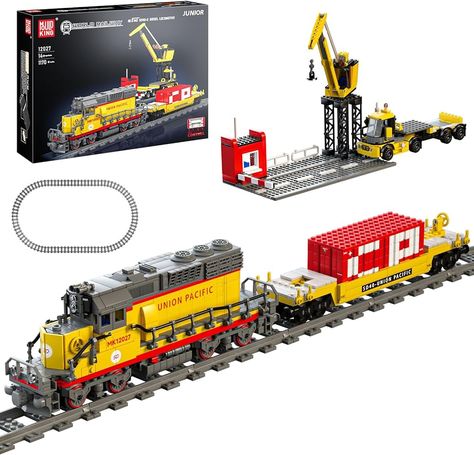 Train Set EMD SD40-2 Diesel Locomotive Trian Sets Building Toys,12027 Construction Toys Remote Control Train Models Building Blocks, RC Train Toys Model Trains for Adults Kids 14+(1170 PCS) - lego technic Ps4 Controller Custom, Locomotive Train, Olympic Flame, Train Sets, Diesel Locomotive, Mini Trucks, Construction Toys, Lego Technic, Train Set