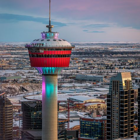 Calgary Tower, Alberta Canada Travel, Canada Eh, Toronto City, Photography Store, Nba Wallpapers, Free Photography, Famous Landmarks, City Photography