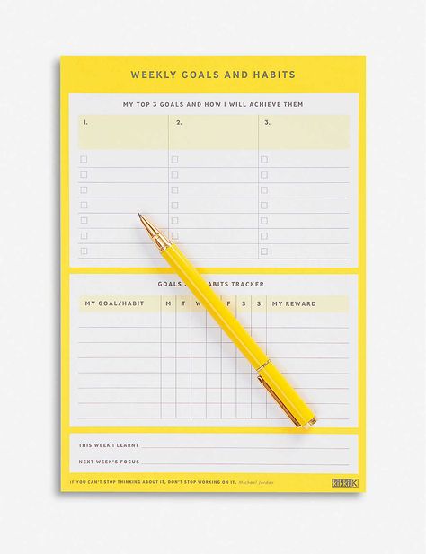 Goals And Habits, Kikki K Planner, Weekly Goals, Printables Free, Cant Stop Thinking, Planner Printables Free, Planner Printables, Design Principles, Kikki K