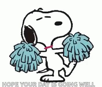 Snoopy Cheerleader GIF - Snoopy Cheerleader Cheer - Discover & Share GIFs Cheerleader Gif, Gifs Snoopy, Snoopy Gifs, Snoopy Gif, Snoopy Dance, Peanuts By Schulz, Snoopy Comics, Woodstock Snoopy, Snoopy Cartoon