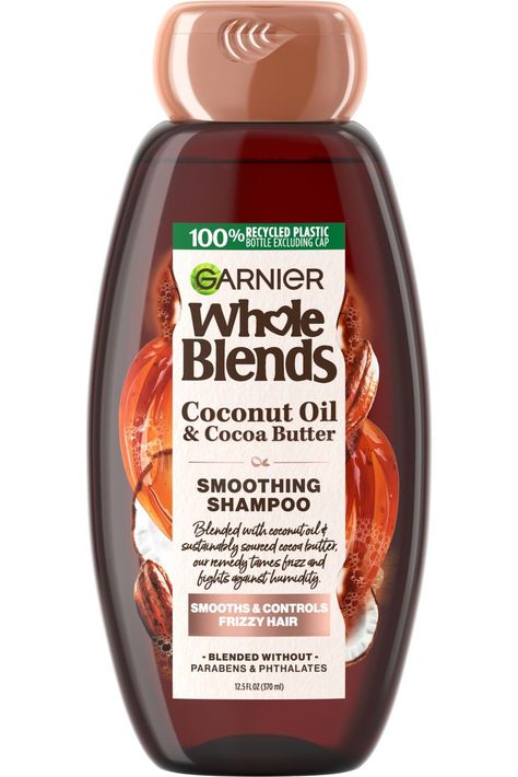 Whole Blends Coconut Oil & Cocoa Butter Smoothing Shampoo Control Frizzy Hair, Drugstore Shampoo, Whole Blends, Scalp Oil, Clarifying Shampoo, Scalp Health, Best Shampoos, Purple Shampoo, Moisturizing Shampoo