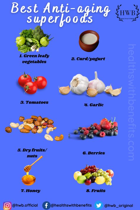 best anti-ageing foods Anti Aging Superfoods, Foods That Age You, Highest Antioxidant Foods, Antioxidant Food, Anti Aging Foods, Anti Aging Yoga, Healthy Food Chart, Interweave Crochet, Anti Aging Diet