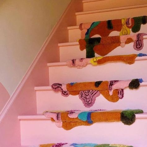 Tufting Diy, Funky Rugs, Stairway To Heaven, April 27, To Heaven, Eclectic Home, Dream House Decor, My New Room, In The Fall