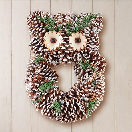 Diy Pinecone Crafts, Owl Pinecone, Pinecone Hedgehog, Pine Cone Wreaths, Pinecone Owls, Pine Cone Flower Wreath, Leaf Fairy, Mason Jar Art, Pine Cone Wreath